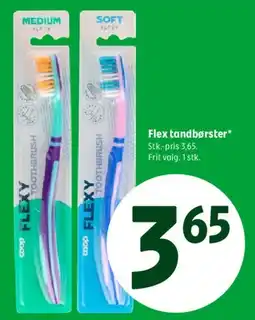 Coop 365 Flex tandbørster tilbud