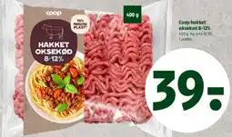 Coop 365 Hakket oksekød 8-12% tilbud