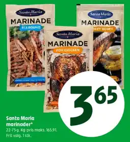 Coop 365 Santa Maria marinader tilbud