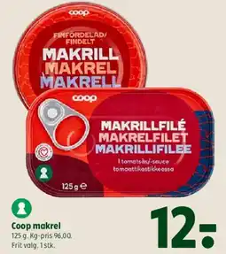 Coop 365 Varmrøget-, røget-, gravad laks eller Coop rejer tilbud