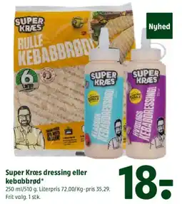 Coop 365 Super Kraes dressing eller kebabbrød tilbud