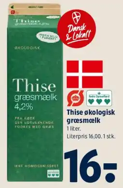 Coop 365 Thise økologisk græsmælk 4,2% tilbud