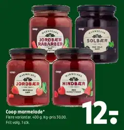 Coop 365 Coop marmelade tilbud