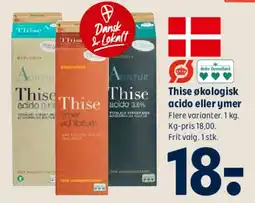 Coop 365 Thise økologisk acidofil eller ymer tilbud
