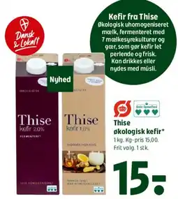 Coop 365 Thise økologisk kefir tilbud