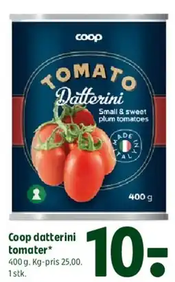 Coop 365 Coop datterini tomater tilbud
