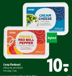 Coop 365 Coop flødeost tilbud