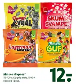 Coop 365 Malaco slikposer tilbud