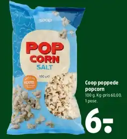 Coop 365 Coop poppede popcorn tilbud