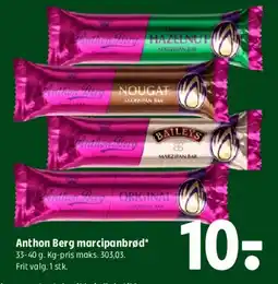 Coop 365 Anthon Berg marcipanbrød tilbud