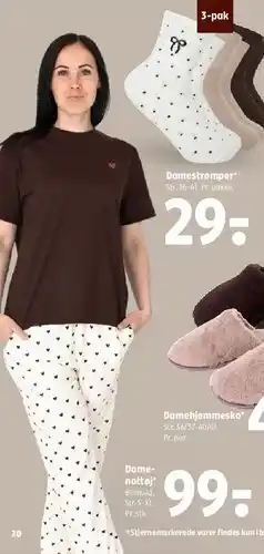 Coop 365 Damestrømper (3-pak) tilbud