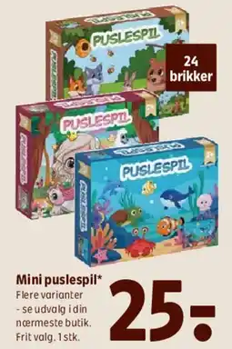 Coop 365 Mini puslespil tilbud