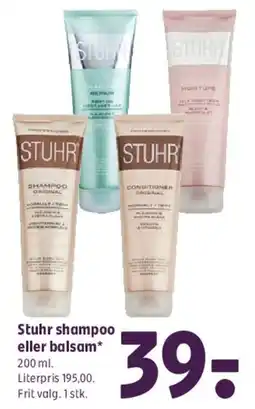Coop 365 Stuhr shampoo eller balsam tilbud