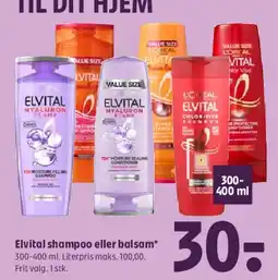 Coop 365 Elvital shampoo eller balsam tilbud