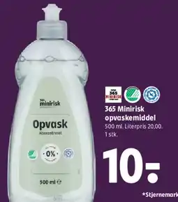 Coop 365 365 Minirisk opvaskemiddel tilbud