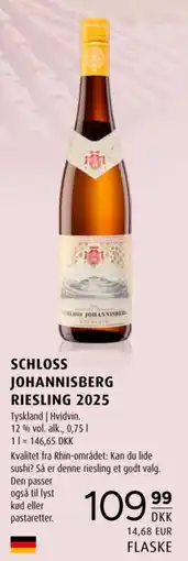 Scandinavian Park Schloss Johannisberg Riesling 2025 tilbud