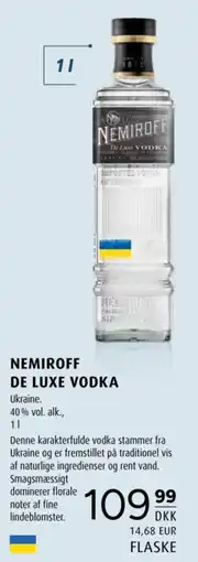 Scandinavian Park Nemiroff De Luxe Vodka tilbud