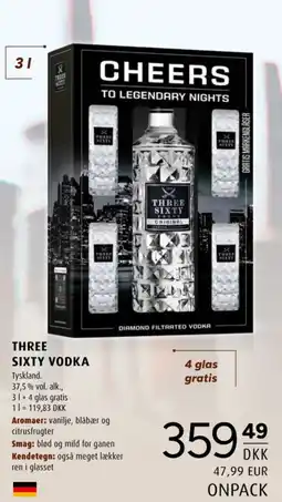 Scandinavian Park Three Sixty Vodka tilbud