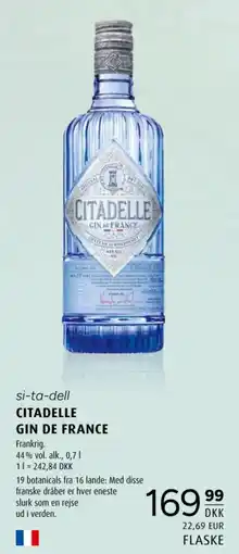 Scandinavian Park Citadelle Gin de France tilbud