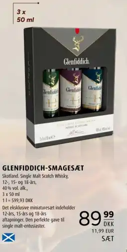 Scandinavian Park Glenfiddich-smagesæt tilbud