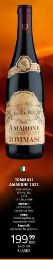 Scandinavian Park Tommasi Amarone 2022 tilbud