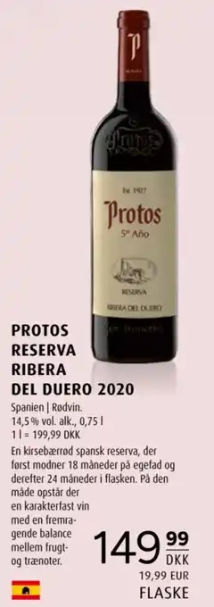 Protos Reserva Ribera del Duero 2020