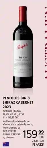 Scandinavian Park Penfolds Bin 8 Shiraz Cabernet tilbud