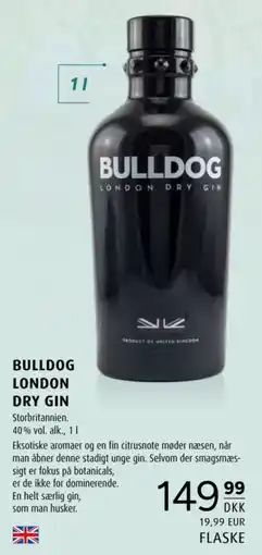 Scandinavian Park Bulldog London Dry Gin tilbud