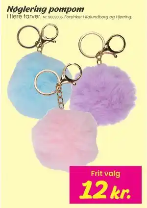 Nøglering pompom
