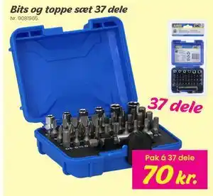 Bits og toppe sæt 37 dele