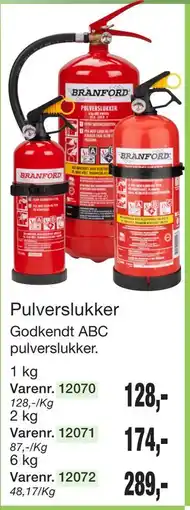 Harald Nyborg Pulverslukker tilbud