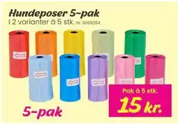 Hi five Hundeposer 5-pak tilbud