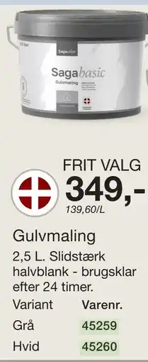Harald Nyborg Gulvmaling tilbud