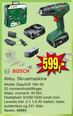 Harald Nyborg Akku. Skruemaskine tilbud