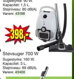 Harald Nyborg Støvsuger 700 W tilbud
