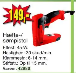 Harald Nyborg Hæfte-/ sømpistol tilbud
