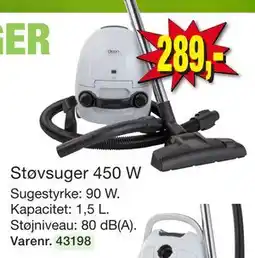 Harald Nyborg Støvsuger 450 W tilbud