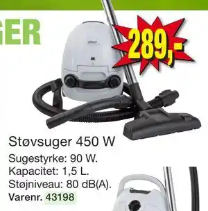 Harald Nyborg Støvsuger 450 W tilbud
