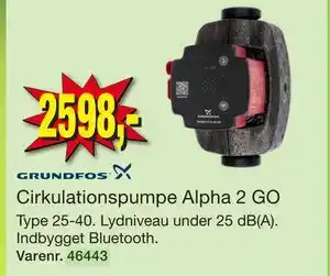 Harald Nyborg Cirkulationspumpe Alpha 2 GO tilbud