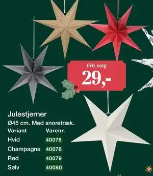 Harald Nyborg Julestjerner tilbud