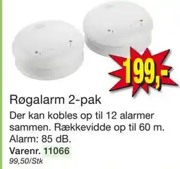 Harald Nyborg Røgalarm 2-pak tilbud