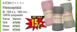 Harald Nyborg Fleeceplaid tilbud