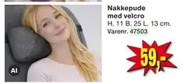 Harald Nyborg Nakkepude med velcro tilbud