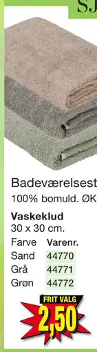 Harald Nyborg Vaskeklud tilbud