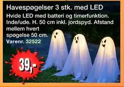 Harald Nyborg Havespøgelser 3 stk. med LED tilbud