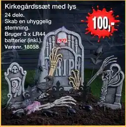 Harald Nyborg Kirkegårdssæt med lys tilbud