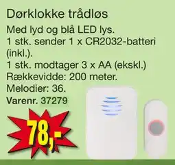 Harald Nyborg Dørklokke trådløs tilbud
