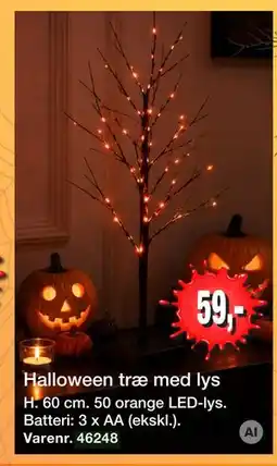 Harald Nyborg Halloween træ med lys tilbud