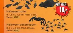Harald Nyborg Halloween edderkopper tilbud