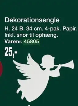 Harald Nyborg Dekorationsengle tilbud